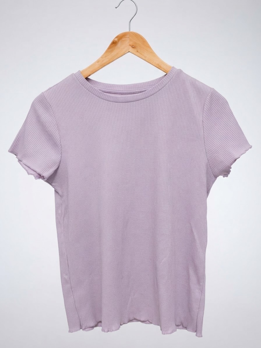 T-shirt mauve pastel