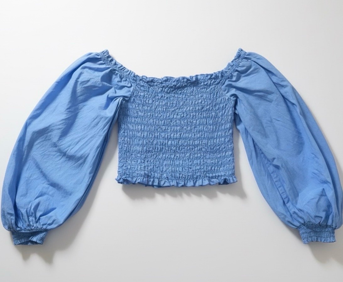 Lot haut off shoulders et jupe en jean taille s 
