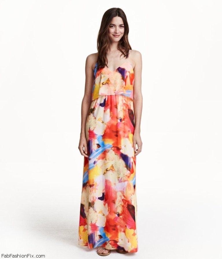 Robe maxi multicolores dos croisé 🩵🧡💛🩷