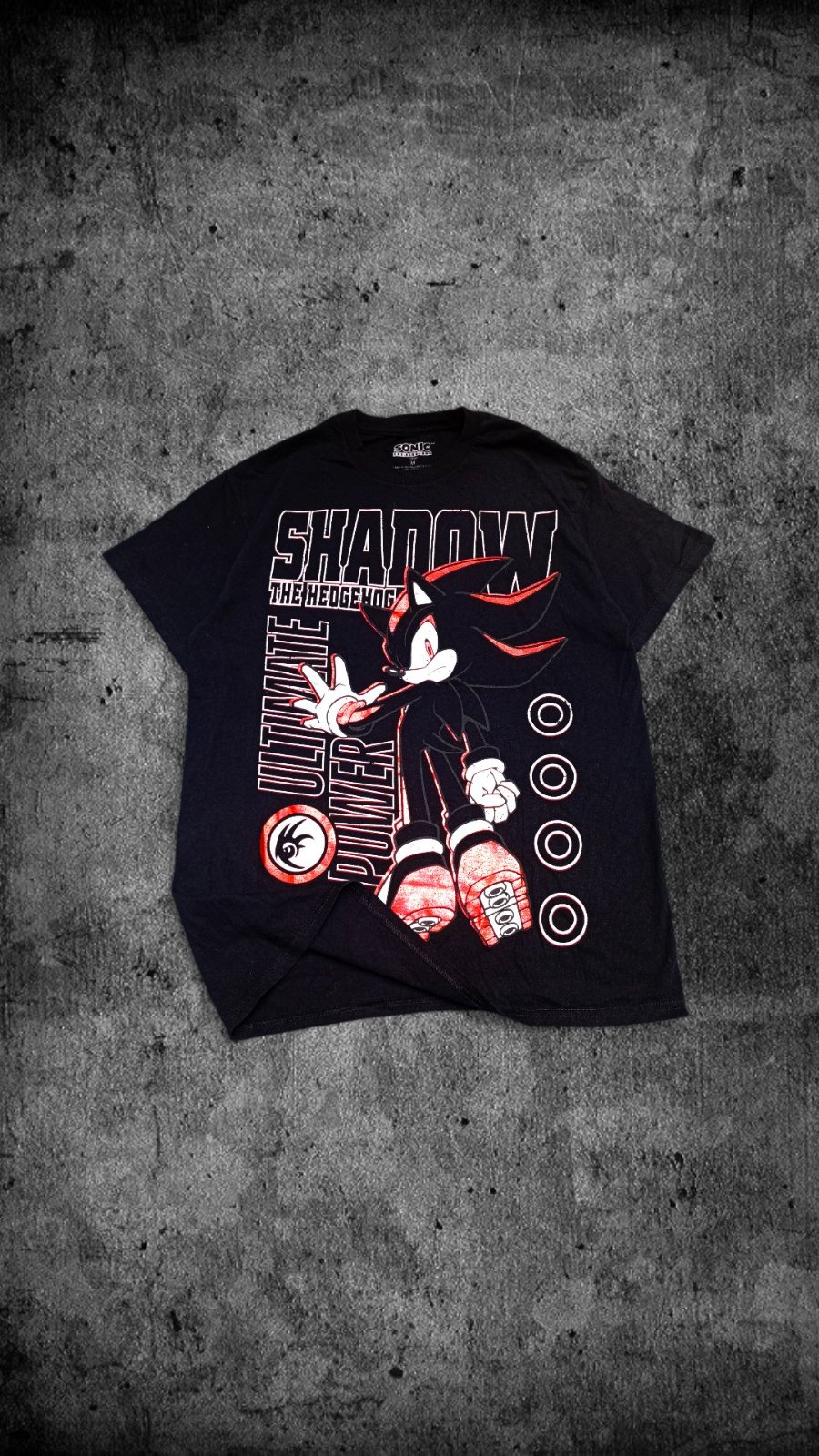 Black sonic Shadow T-shirt 