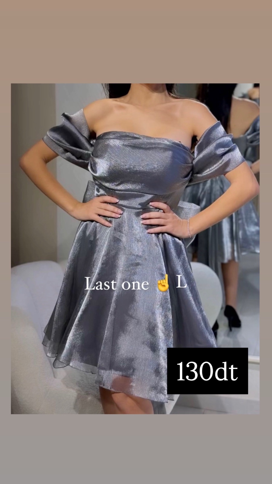 Robe soirée Argent