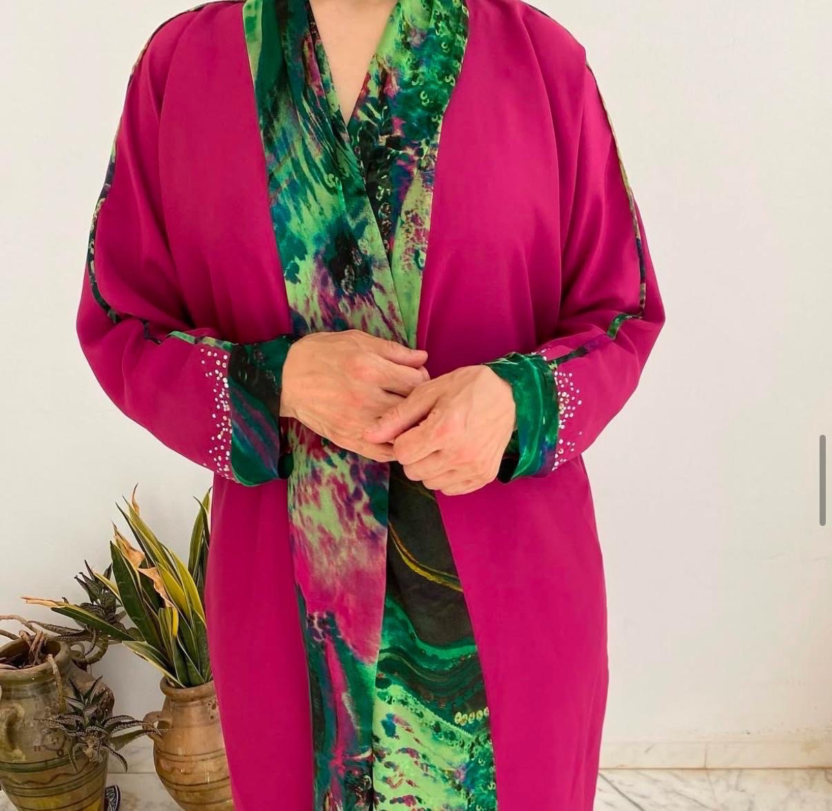 Abaya  fait main de la marque SA abaya couture 