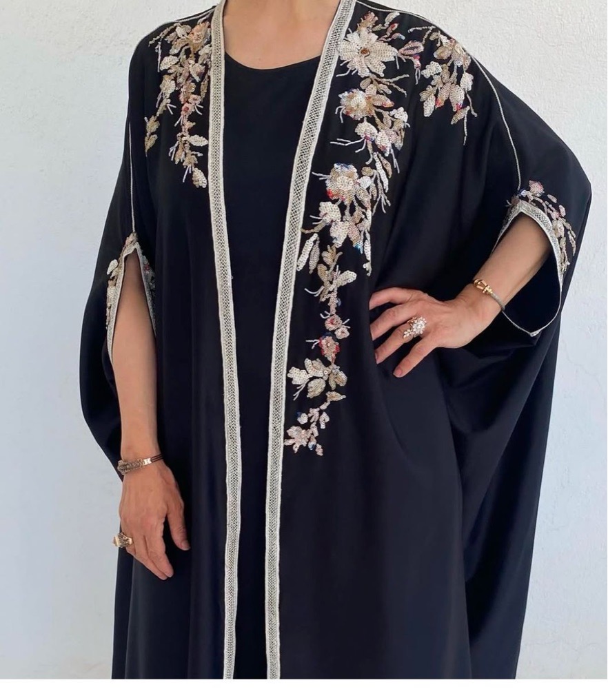 Abaya brodée  fait main 