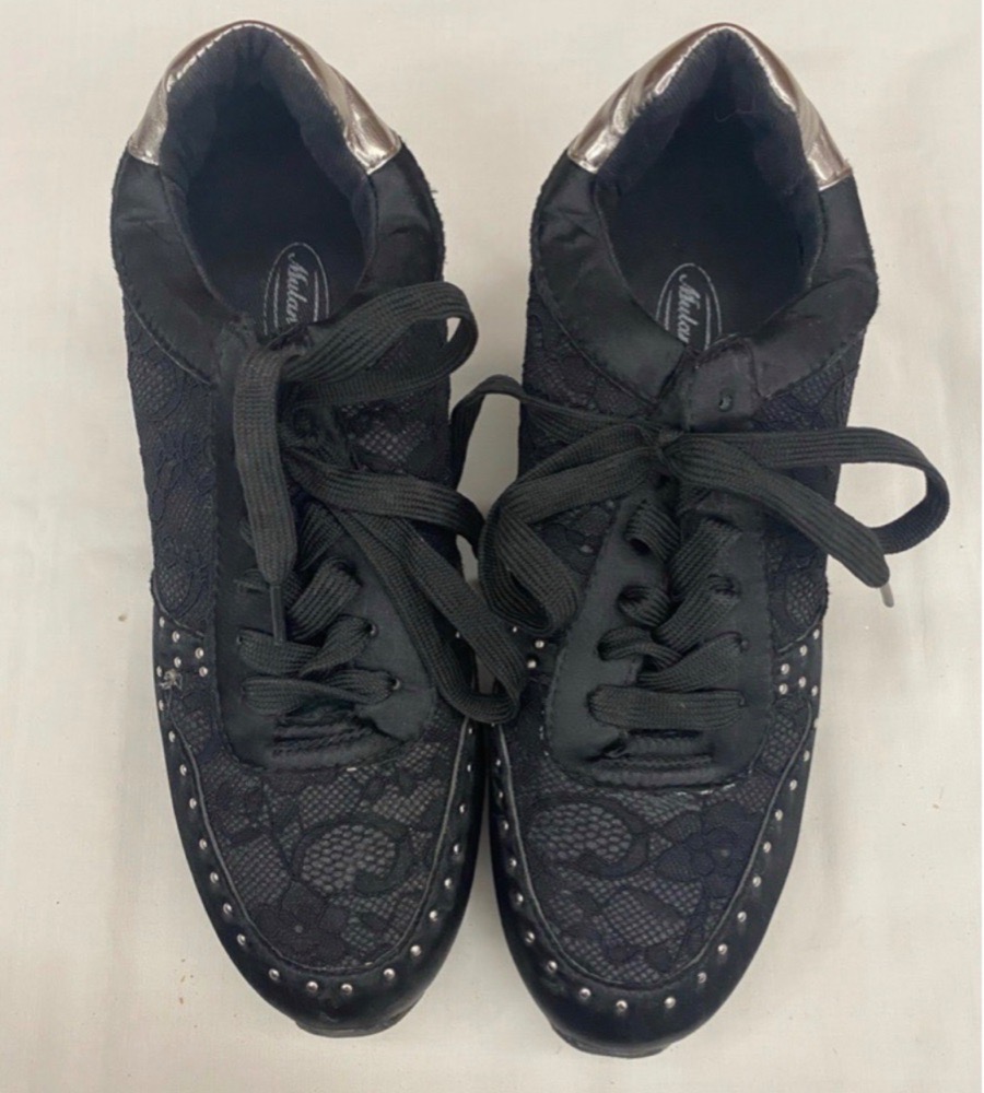 Espadrille noire dentelle pointure 38