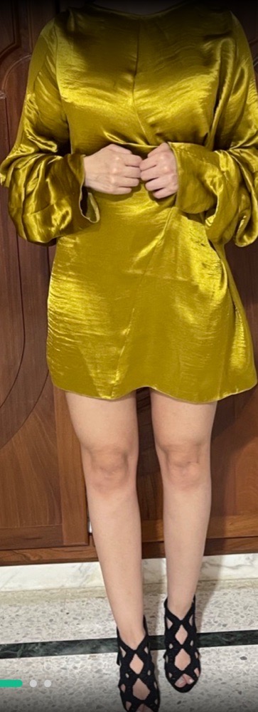 Robe satin xs /s modèle ample 