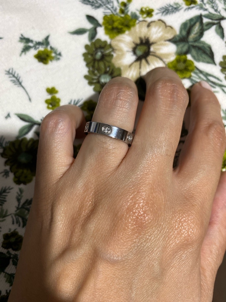 Bague modele cartier inoxydable 