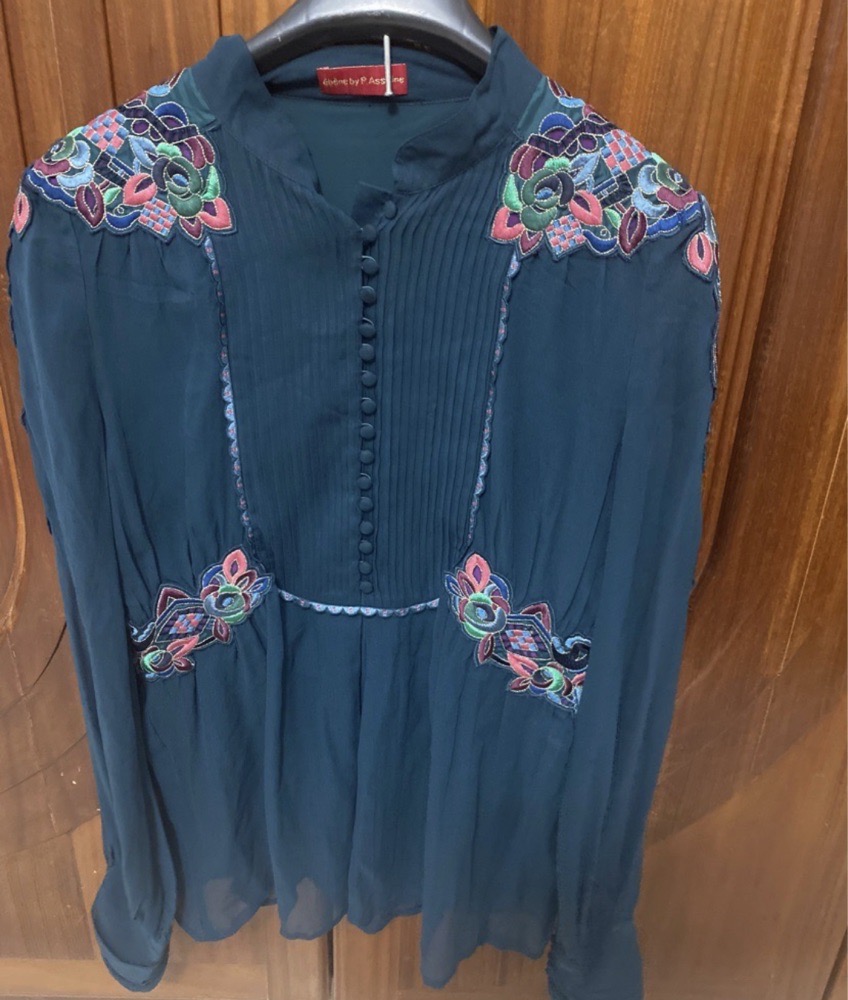 chemise brodée 