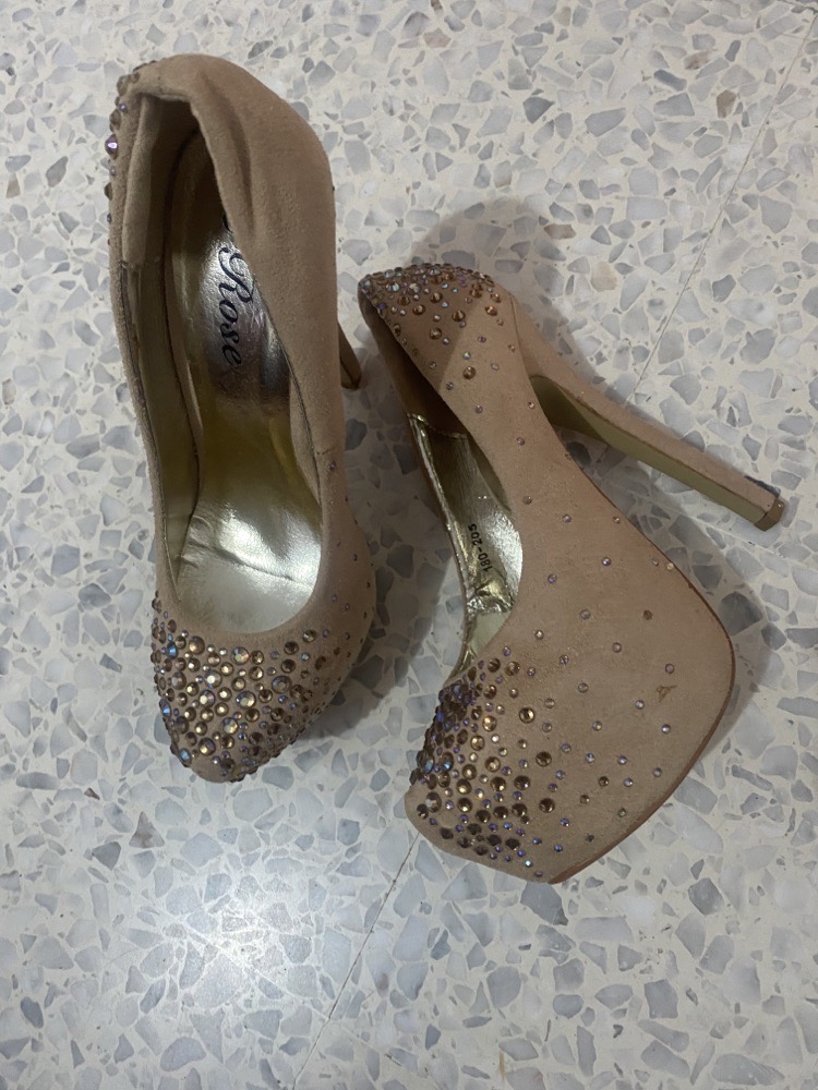 escarpins avec strass