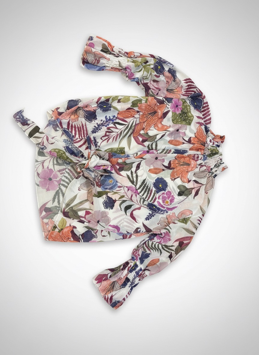 Chemise fleurie