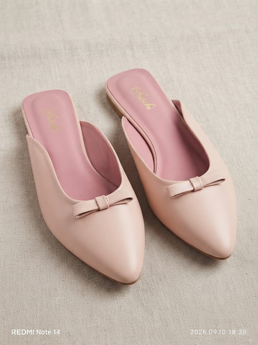 Paire de mules plates 