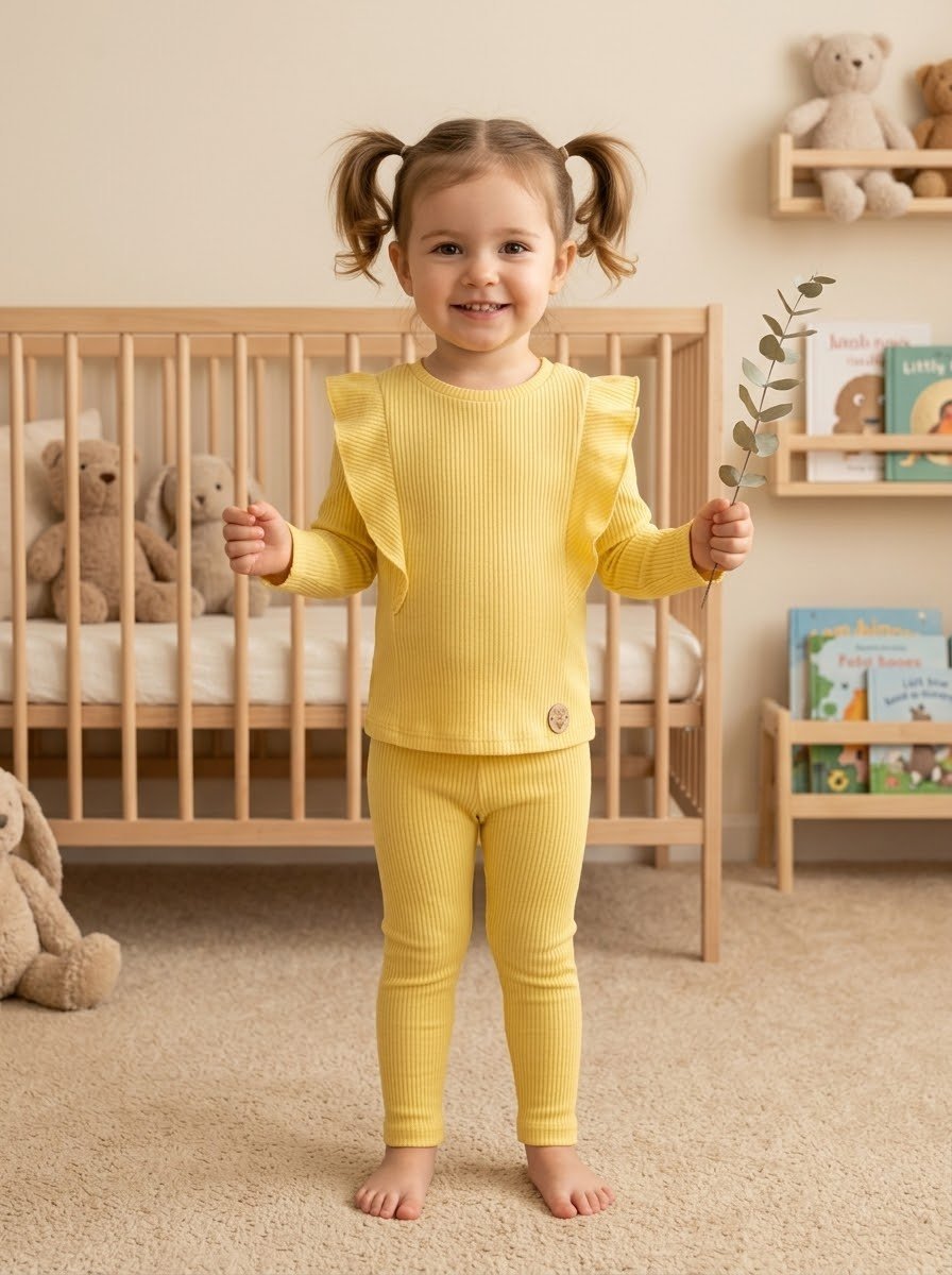 Ensemble Fillette Jaune - VIA GIRLS (Importé de Turquie) - NEUF 💛✨