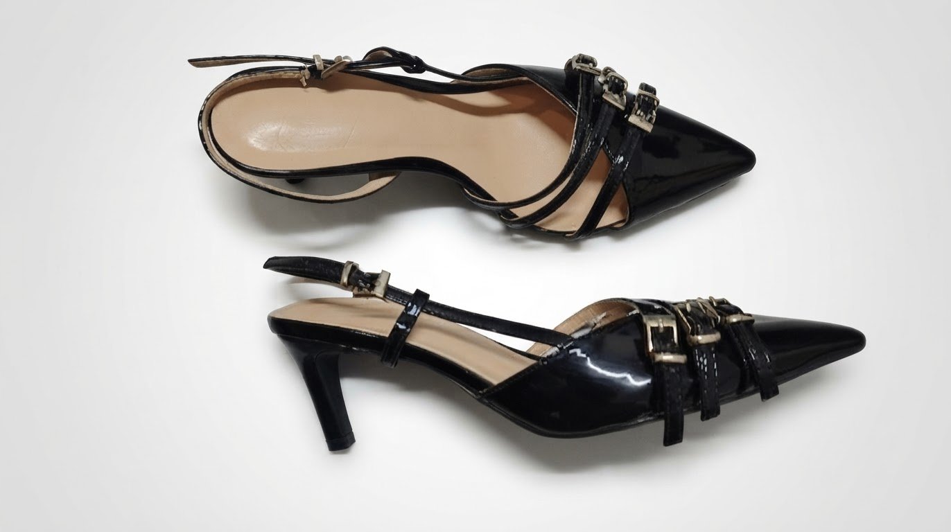 Vente flash ⚡⚡⚡Talon noir vernie importation Shein Pointure 38