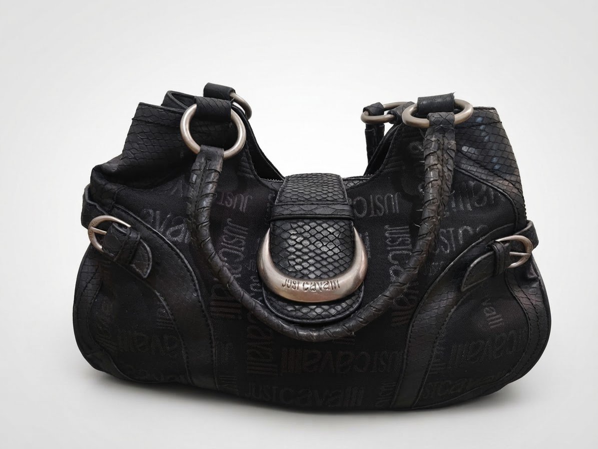 ​Sac à main Just Cavalli Original – Cuir & Jacquard