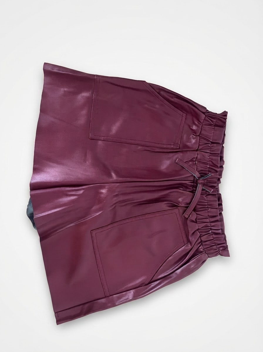 Jupe en cuir