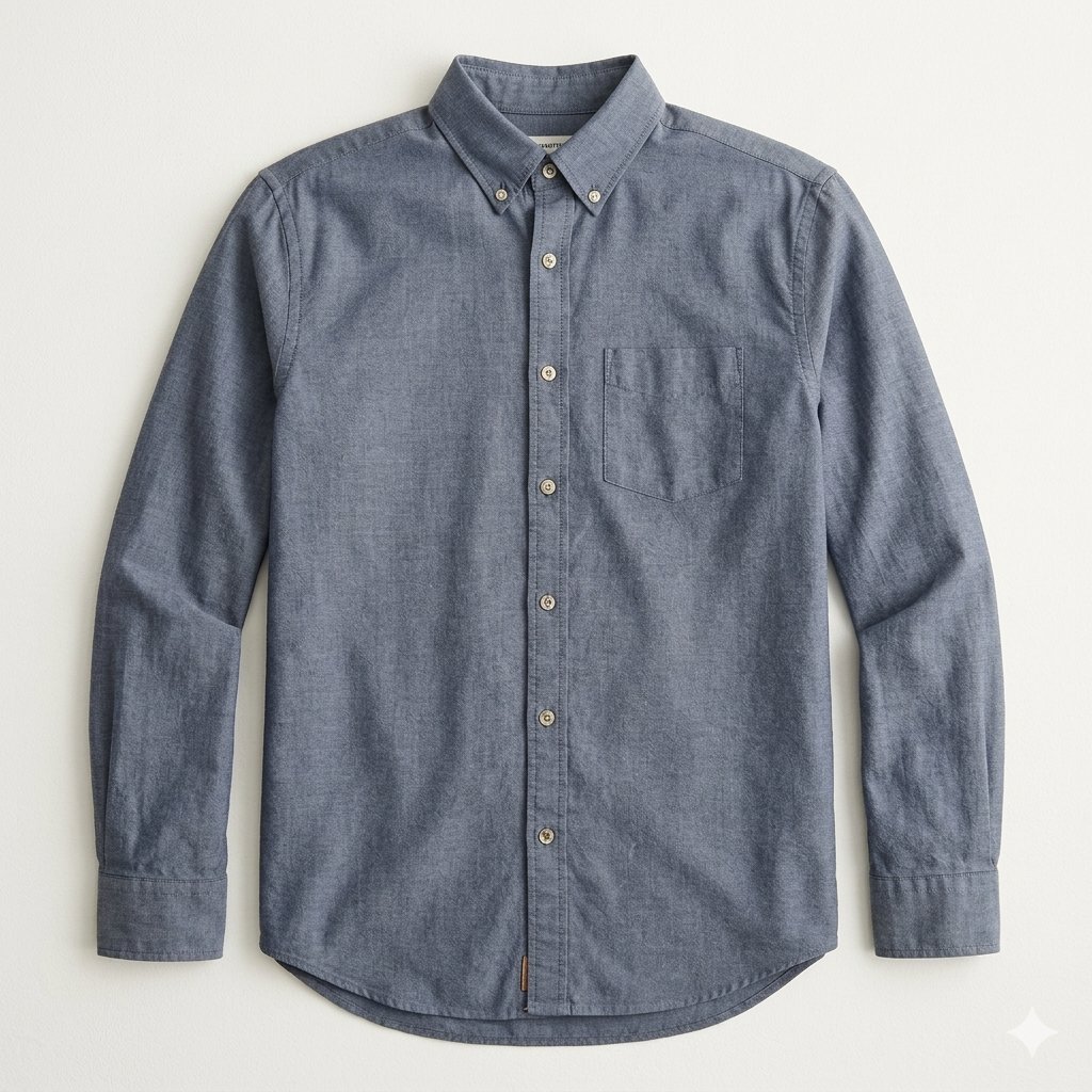Chemise Homme en coton - Dos Détaillé
