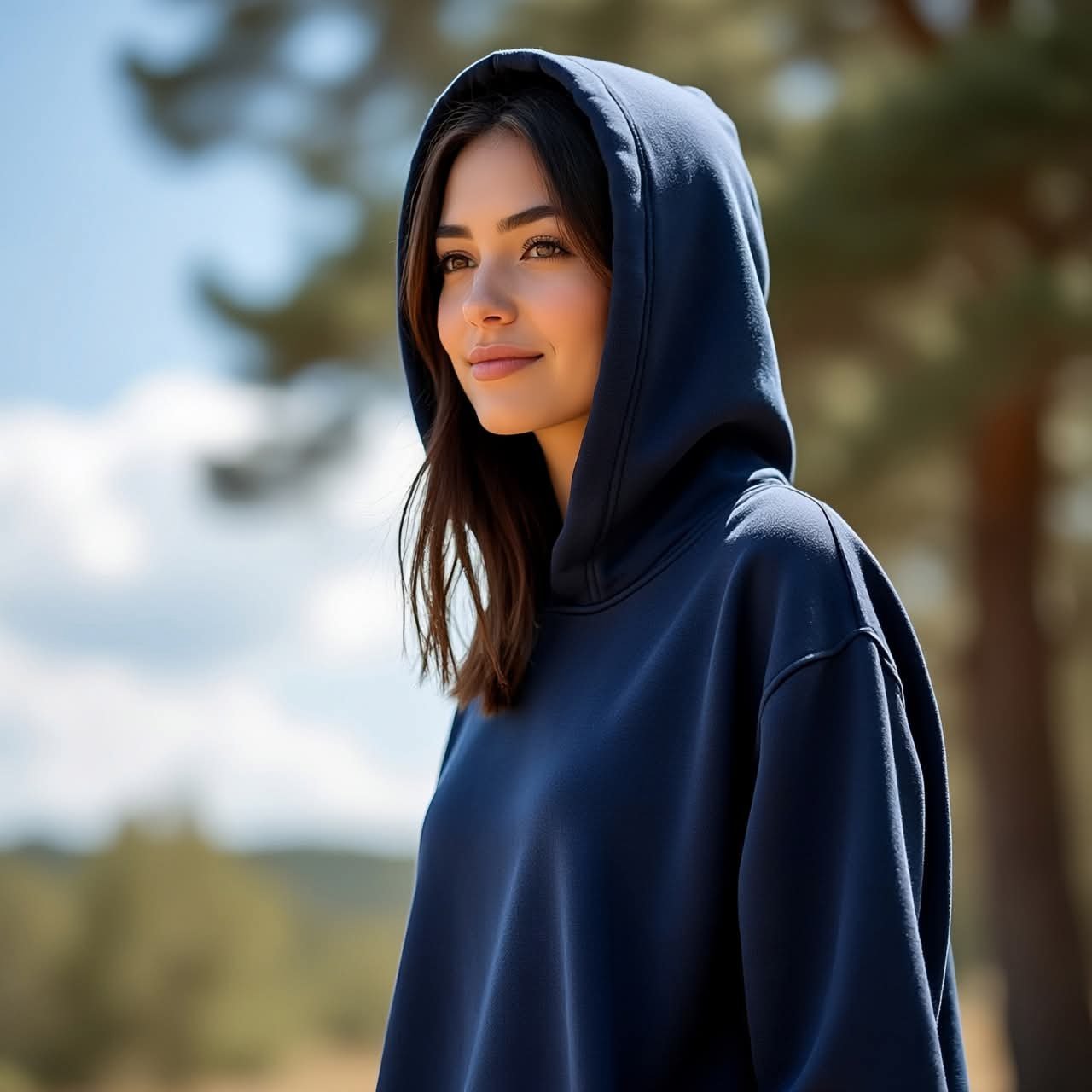 Sweatshirt bleu marine