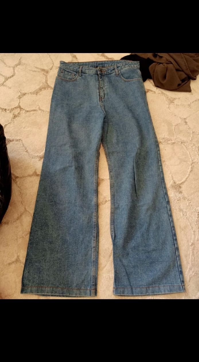 Pantalon jean large 