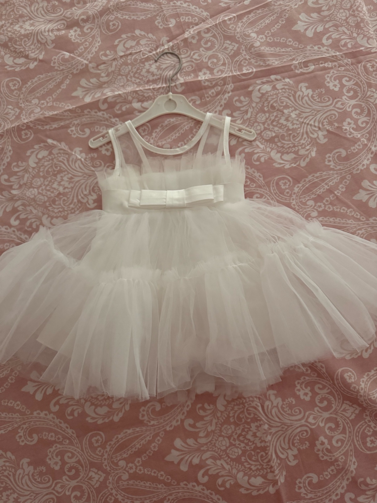 Robe blanche bebe fille shein 