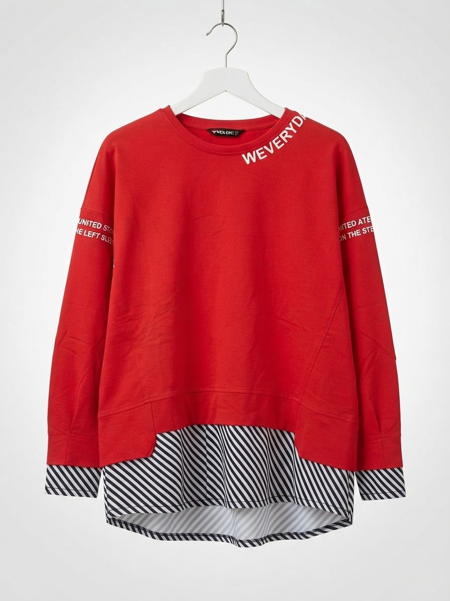 Pull rouge 