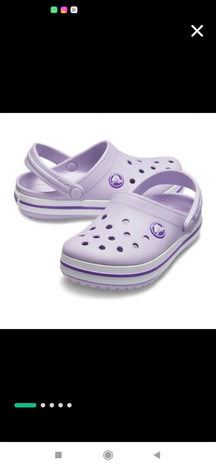Crocs violet 