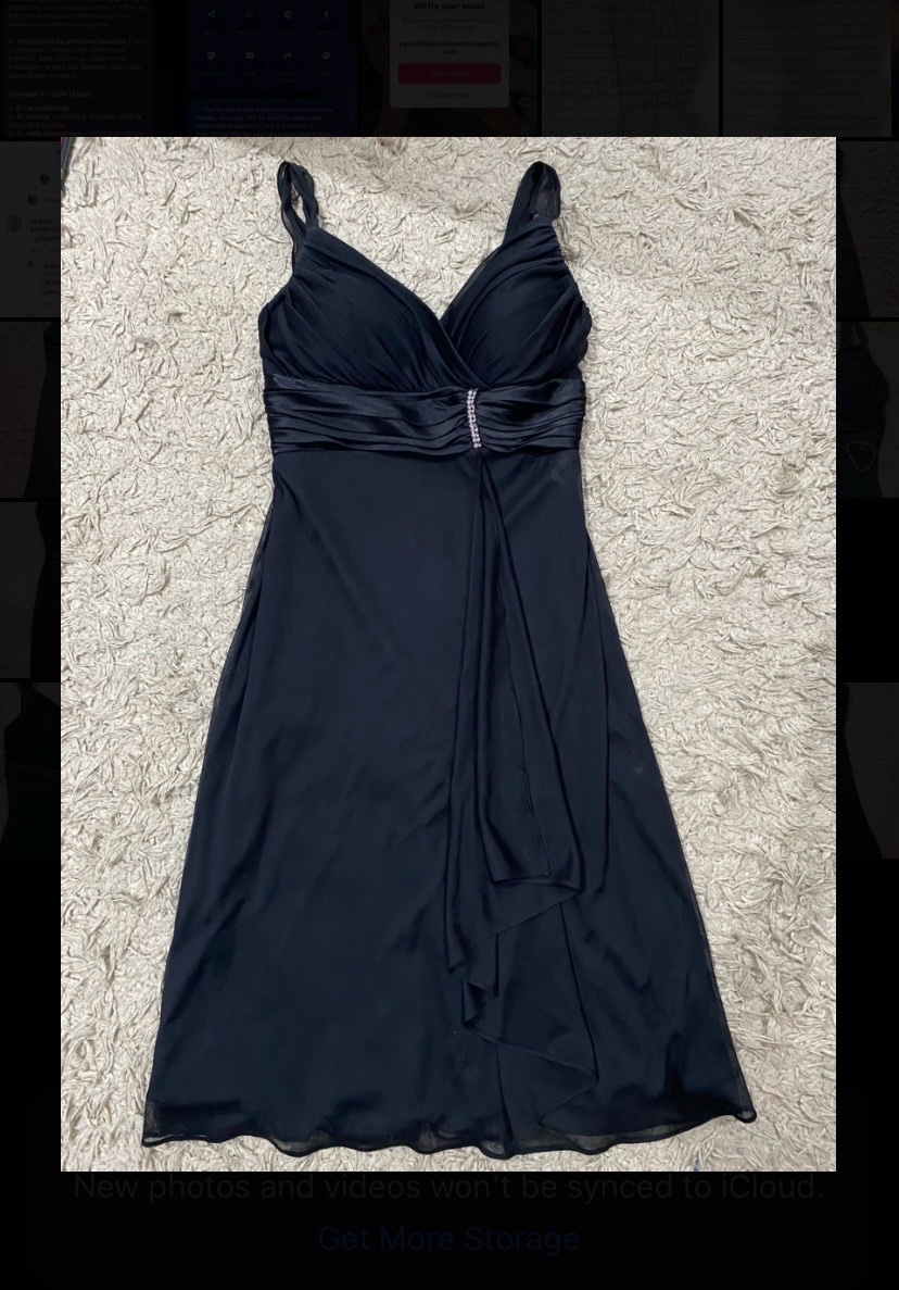 Robe noire soirée 🖤