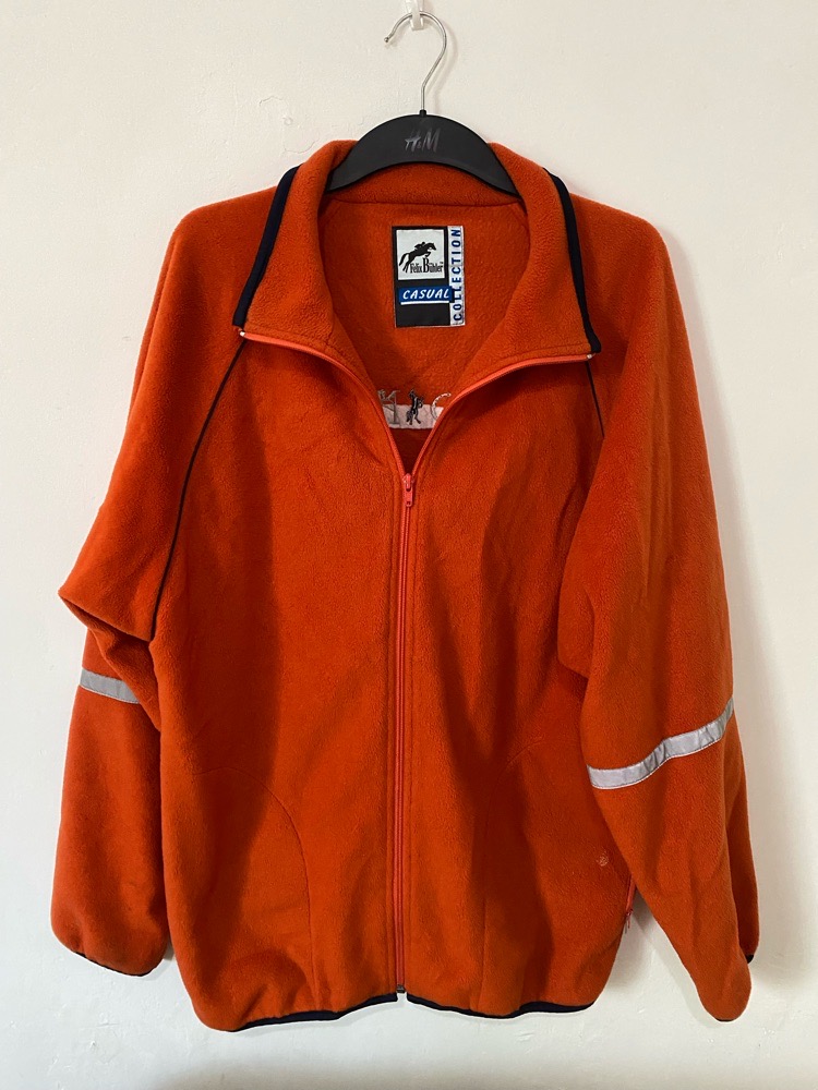 Veste Polaire Orange Rouille