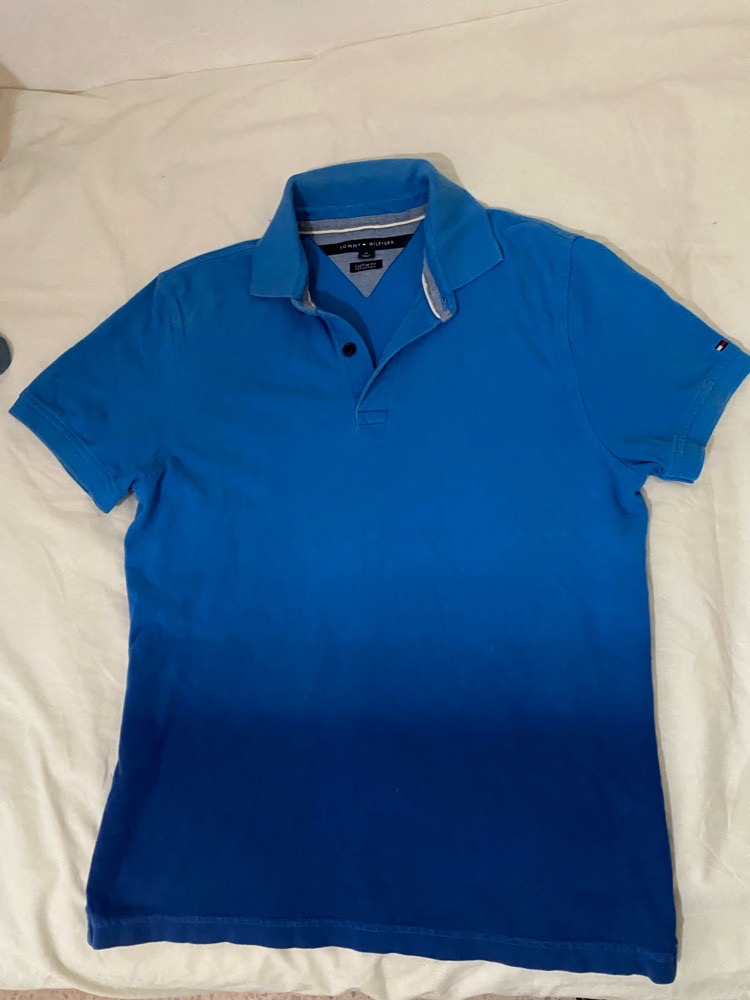 Polo Tommy Hilfiger Bleu Dégradé