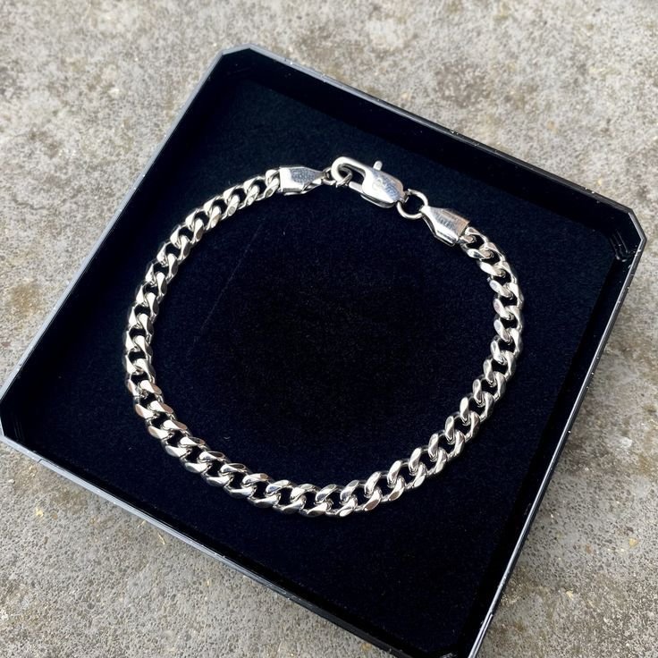 Bracelet en argent pour homme
