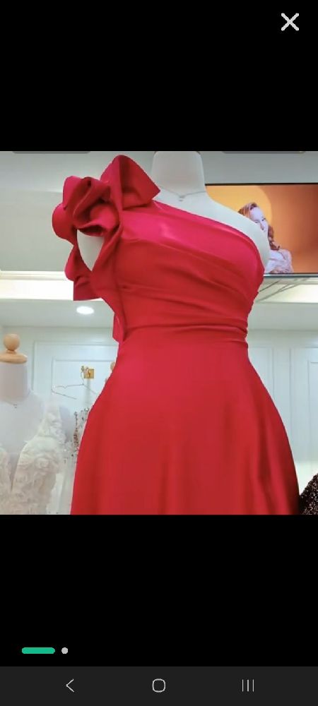 Robe soirée rouge
