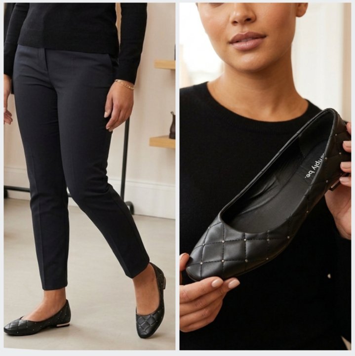 Ballerine matelassée de Simply Be pointure 41 ..