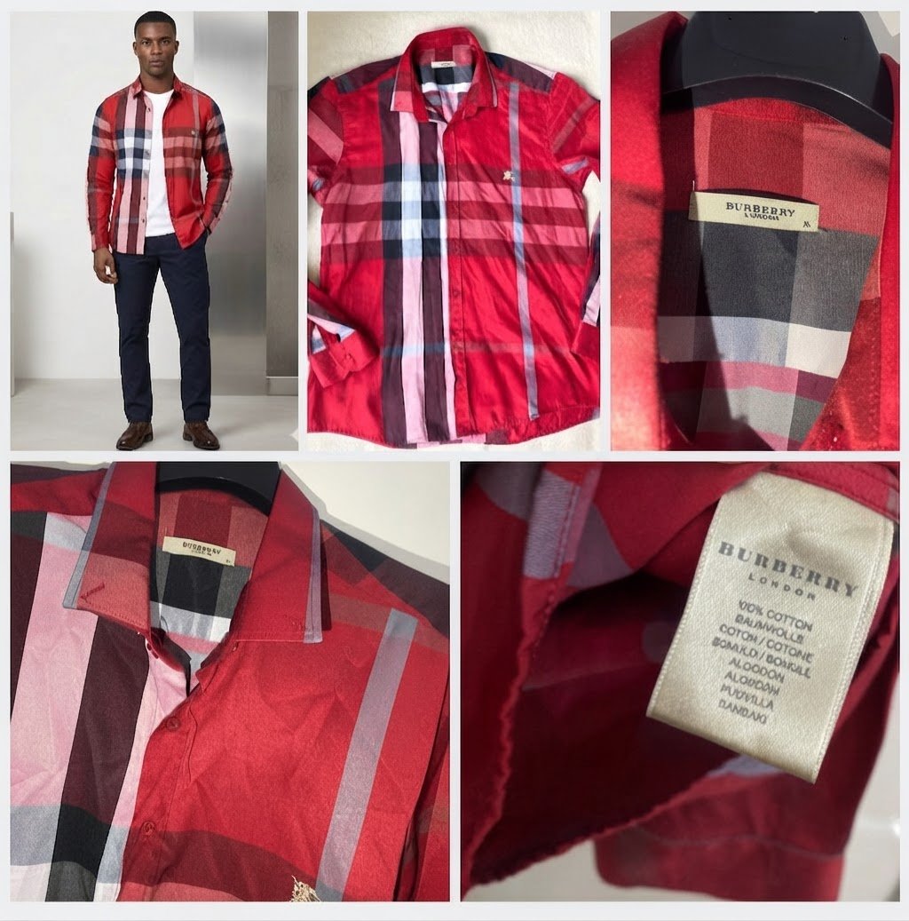 Chemise Burberry 👍🌷🌹❤️