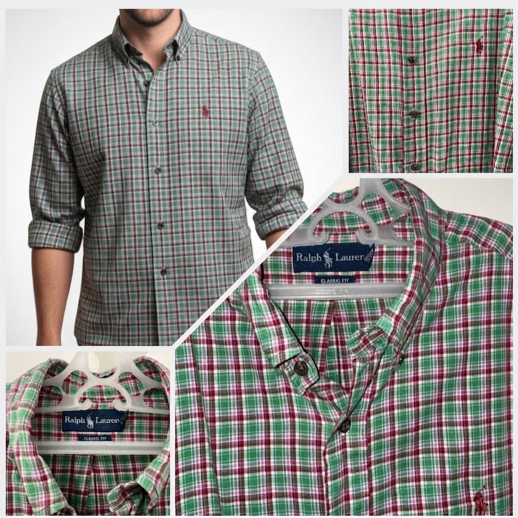 Chemise a logo polo rouge de Ralph Lauren .
