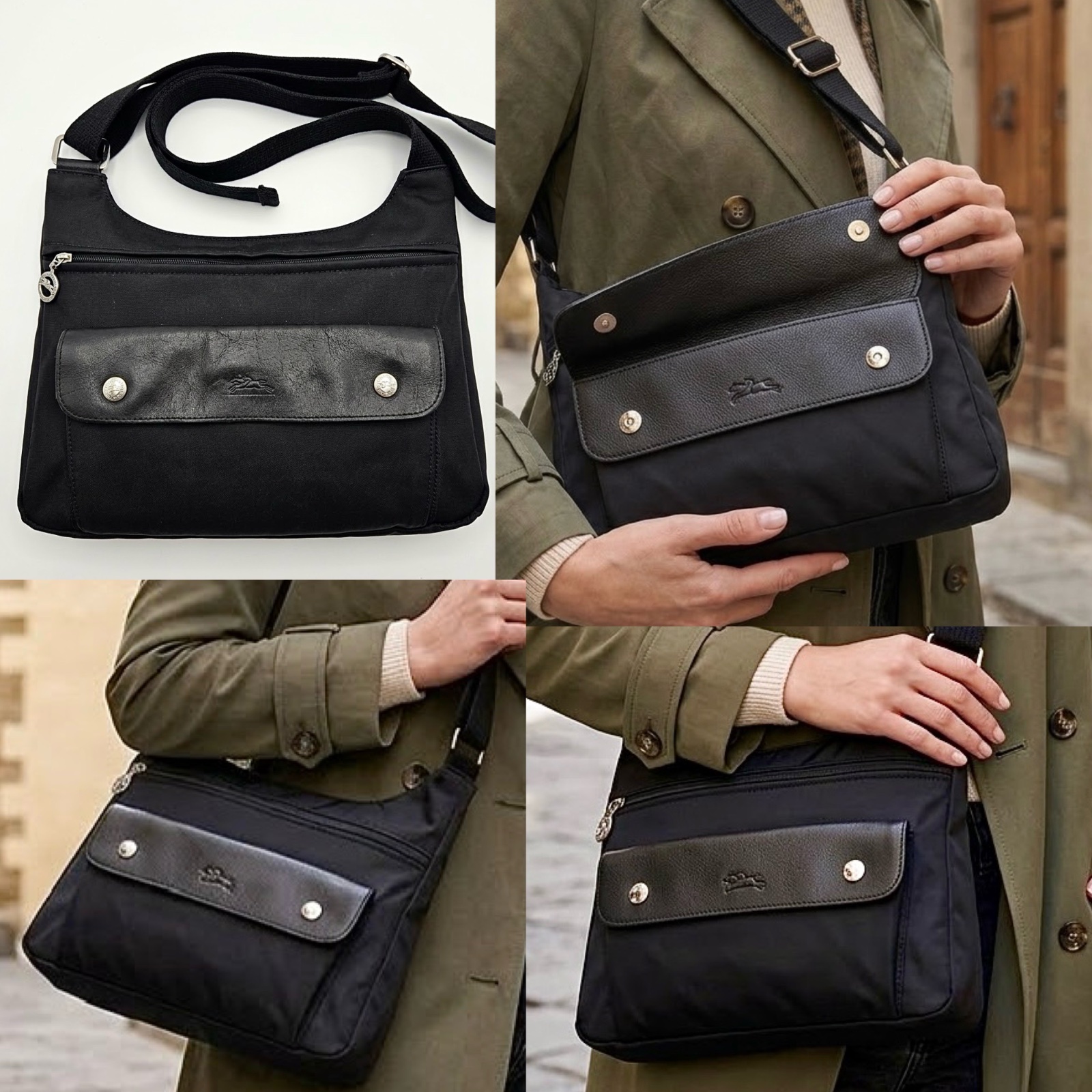 Sac à bandoulière Longchamp authentique ....