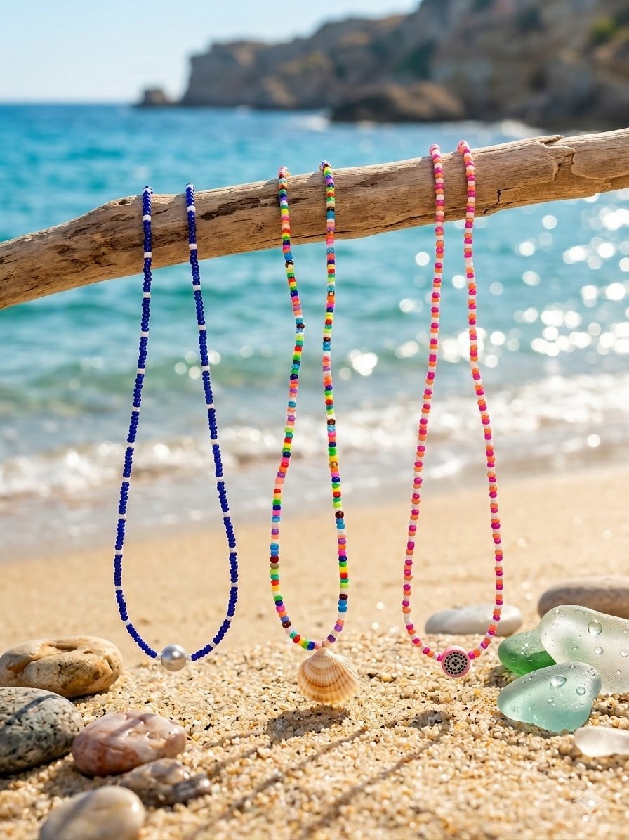 Lot de 3 colliers 💕💕💖💖🌞