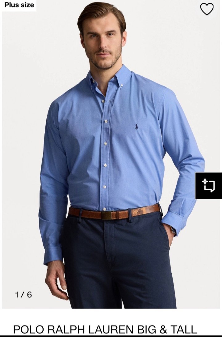 Chemise bleue a logo Ralph Lauren 🌷❤️