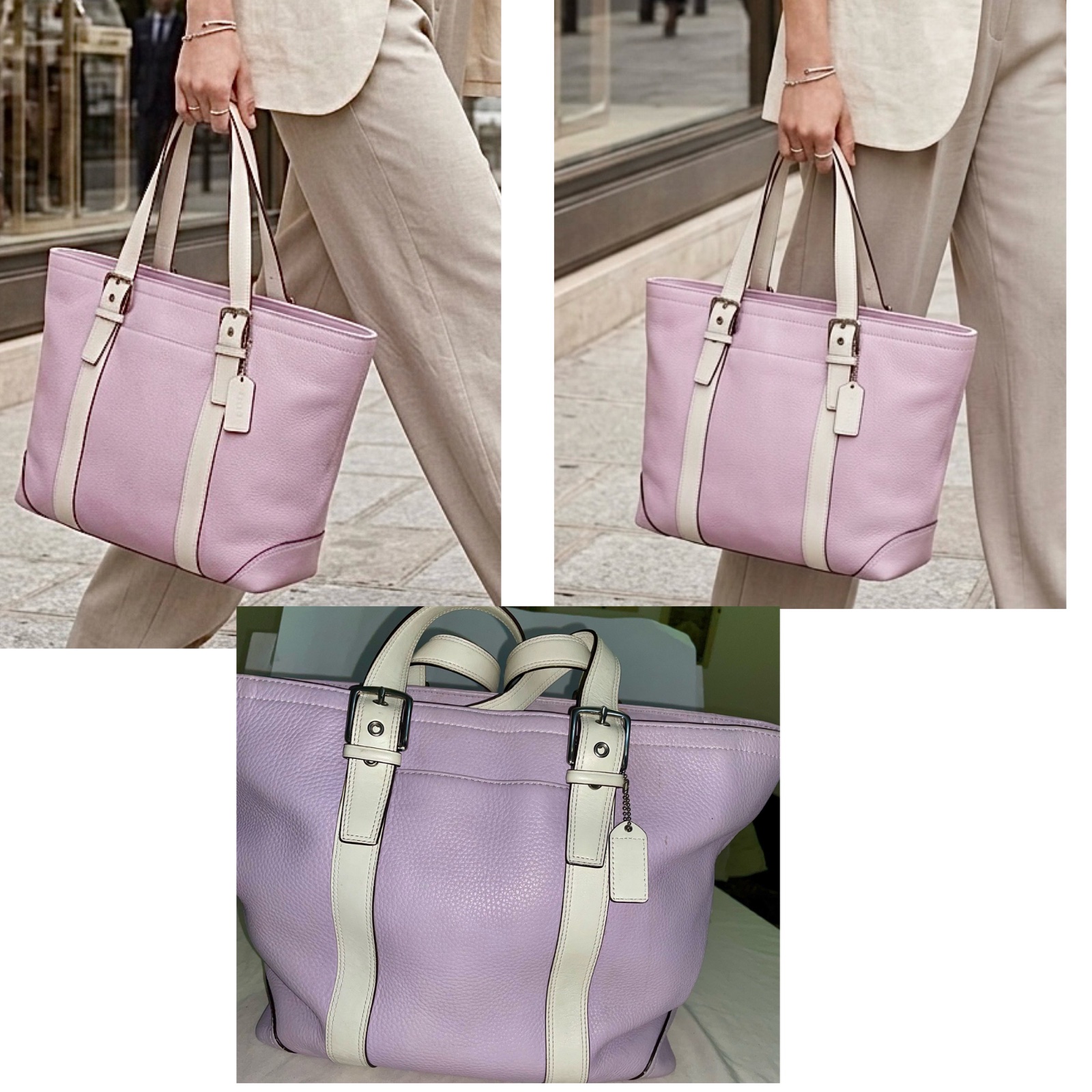 Sac  à main cuir véritable de Coach💓🌷❤️