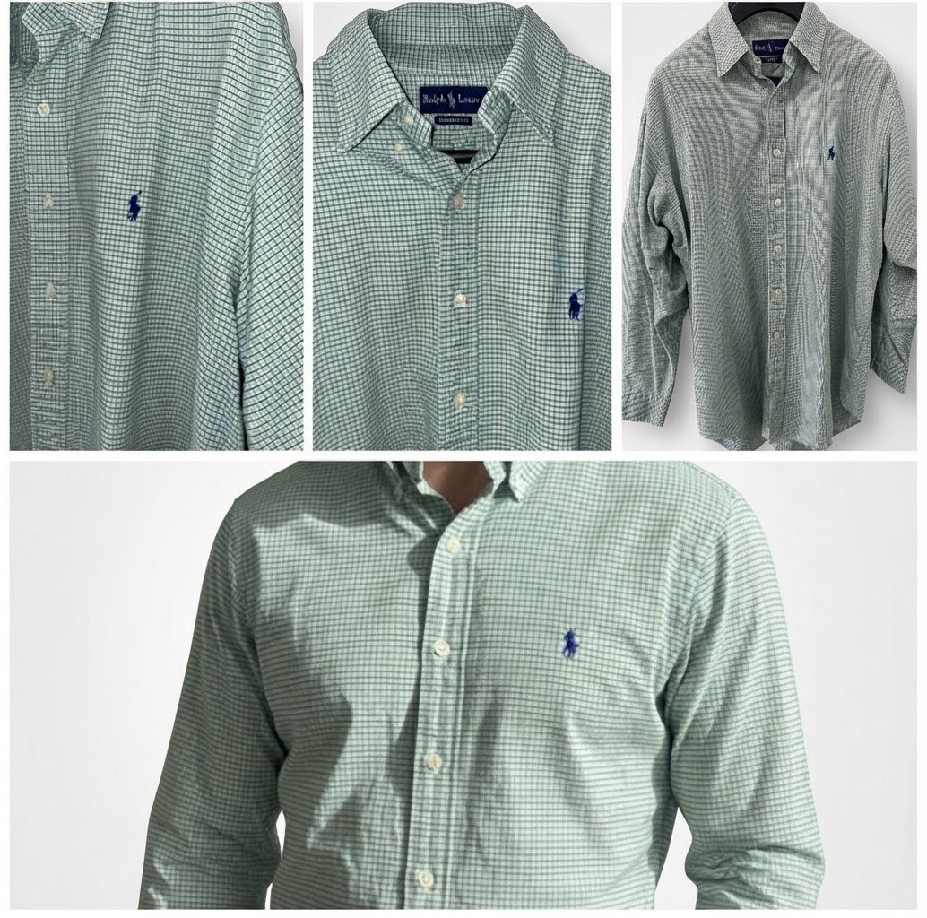 Chemise polo a logo bleu de Ralph Lauren ..