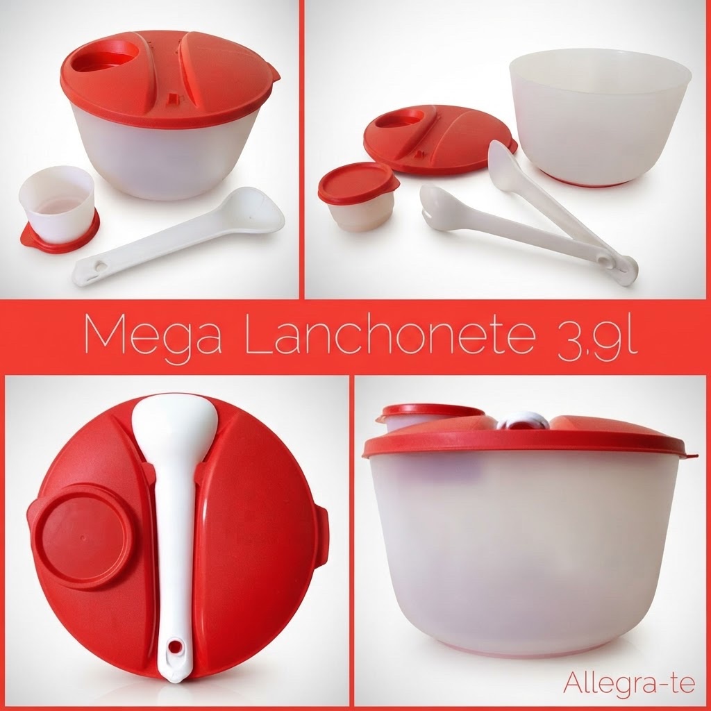 Mega saladier 3,9l tupperware 