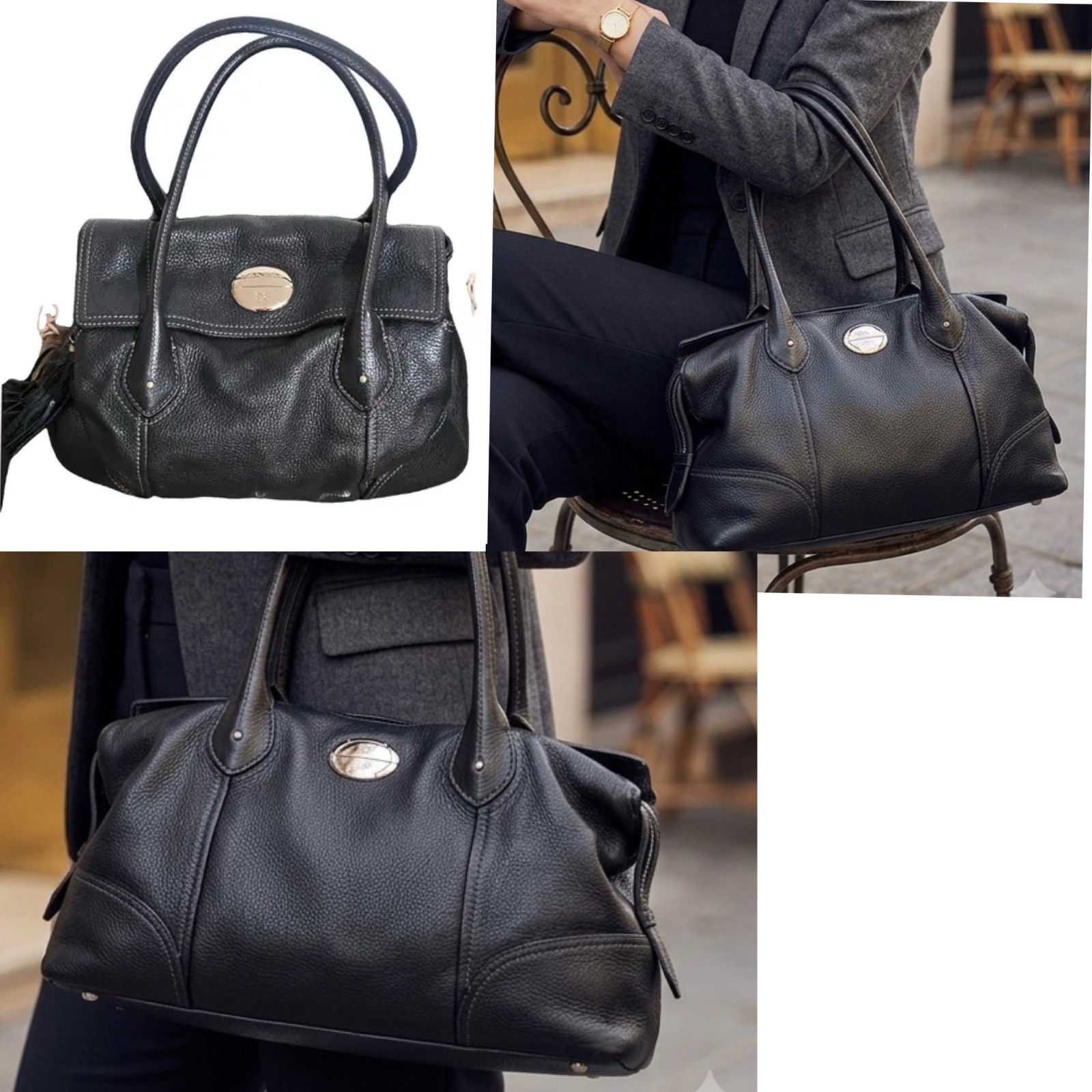  Grand  Sac à main cuir véritable de Lancel 🌞🥰❤️❤️💕💕