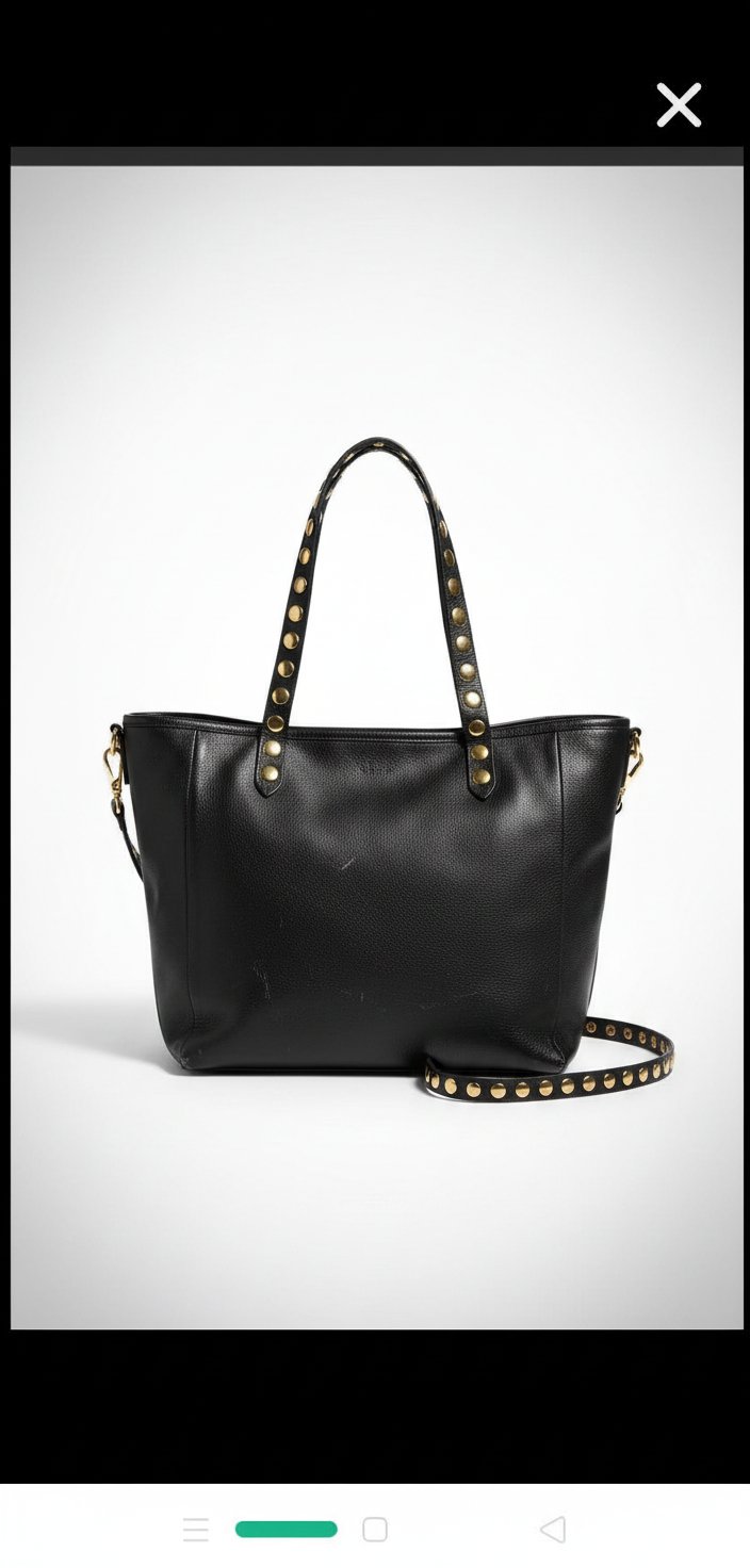 Sac à main  à bandouliére en cuir  véritable de Isabelle Fiori.
