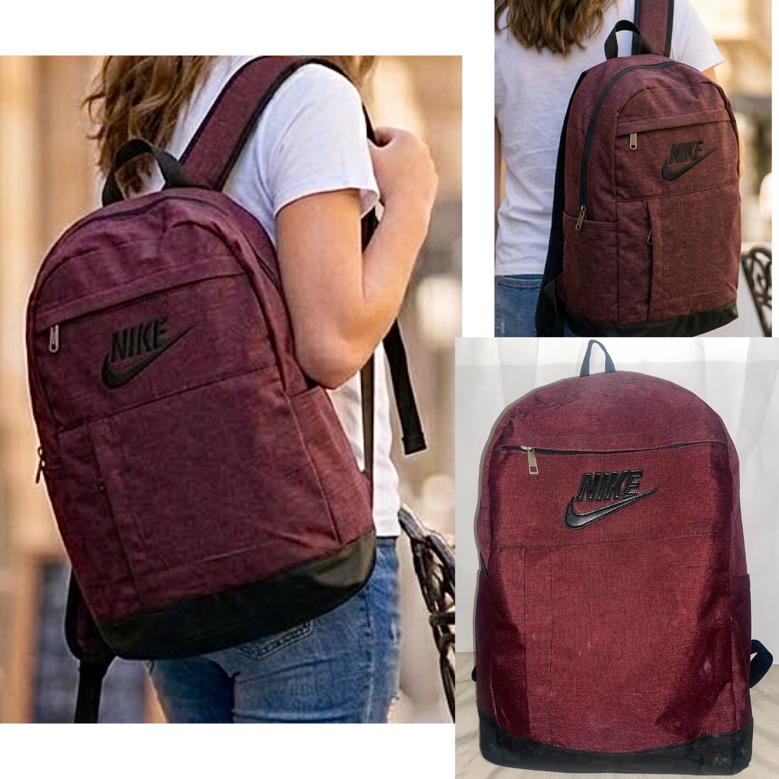 Sac à dos bicolore