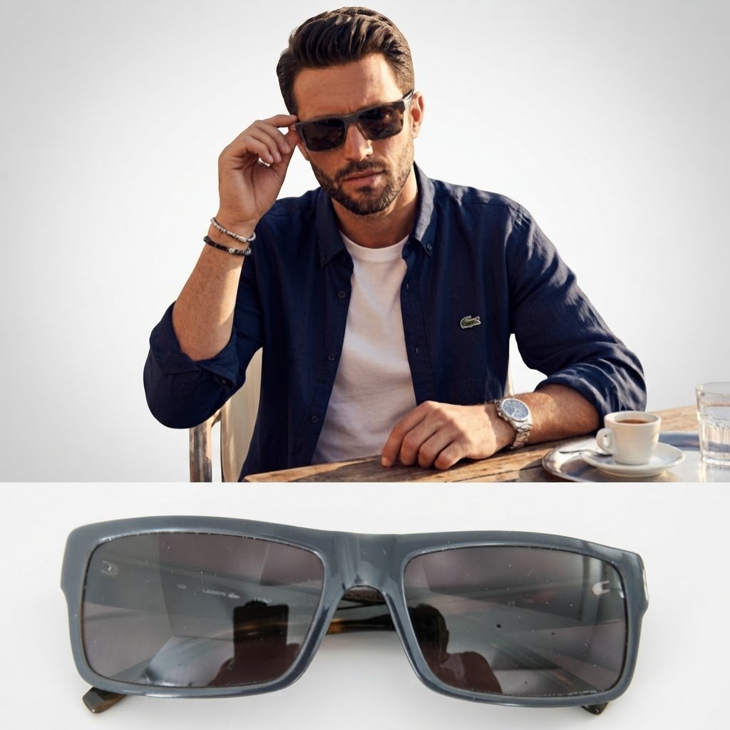 Lunettes Lacoste authentique 💙💙🖤💙🖤