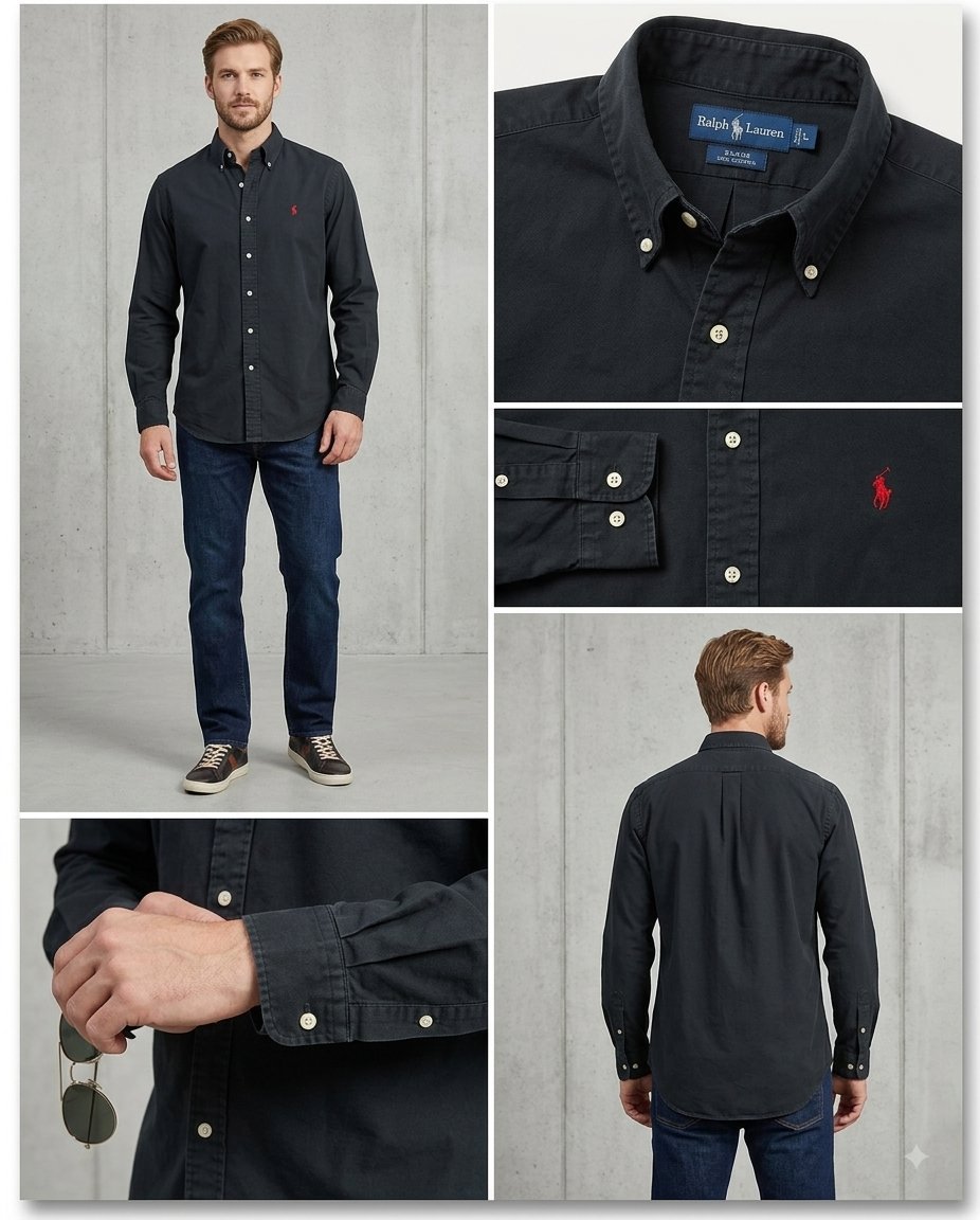 ...Chemise  a logo rouge polo Ralph Lauren ..
