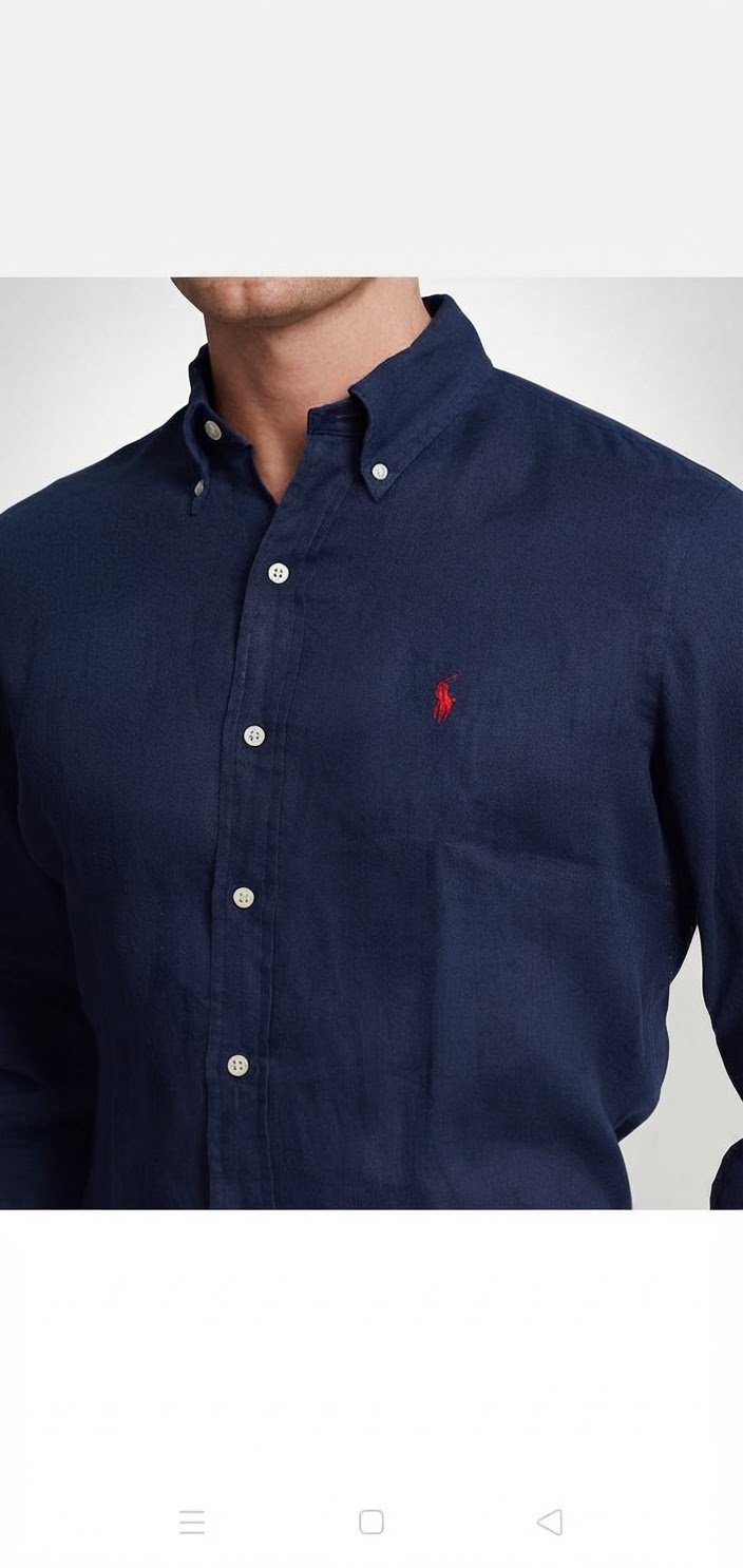 .Chemise a logo rouge polo Ralph Lauren