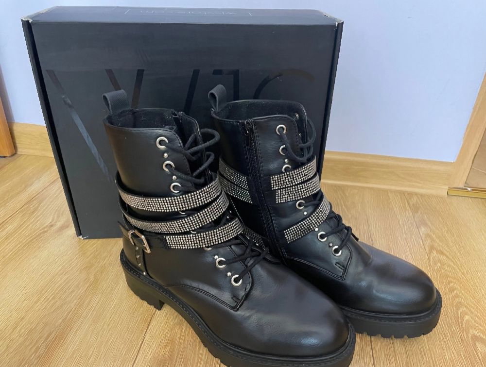 Bottines en cuir