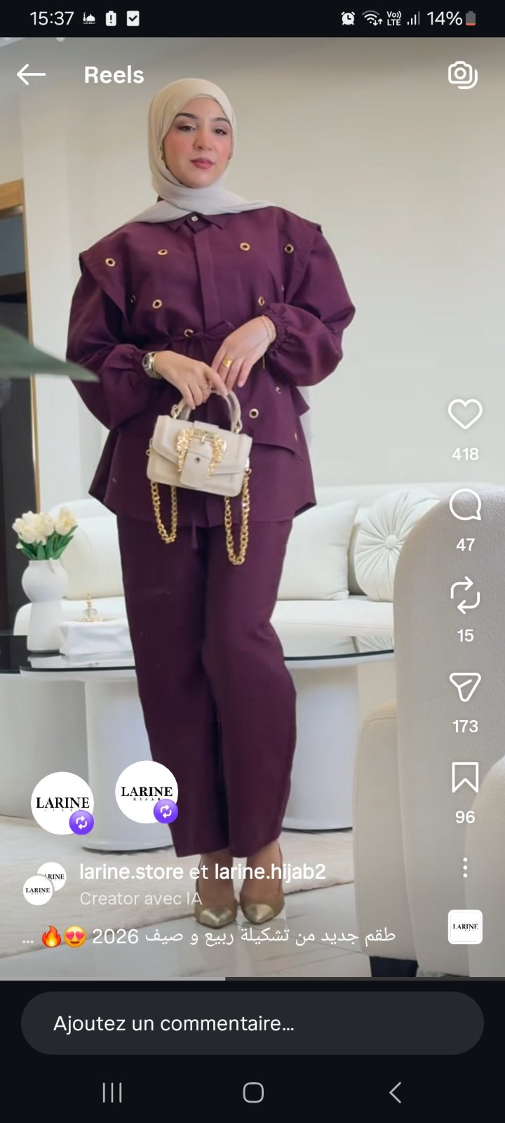 Ensemble pour voilée