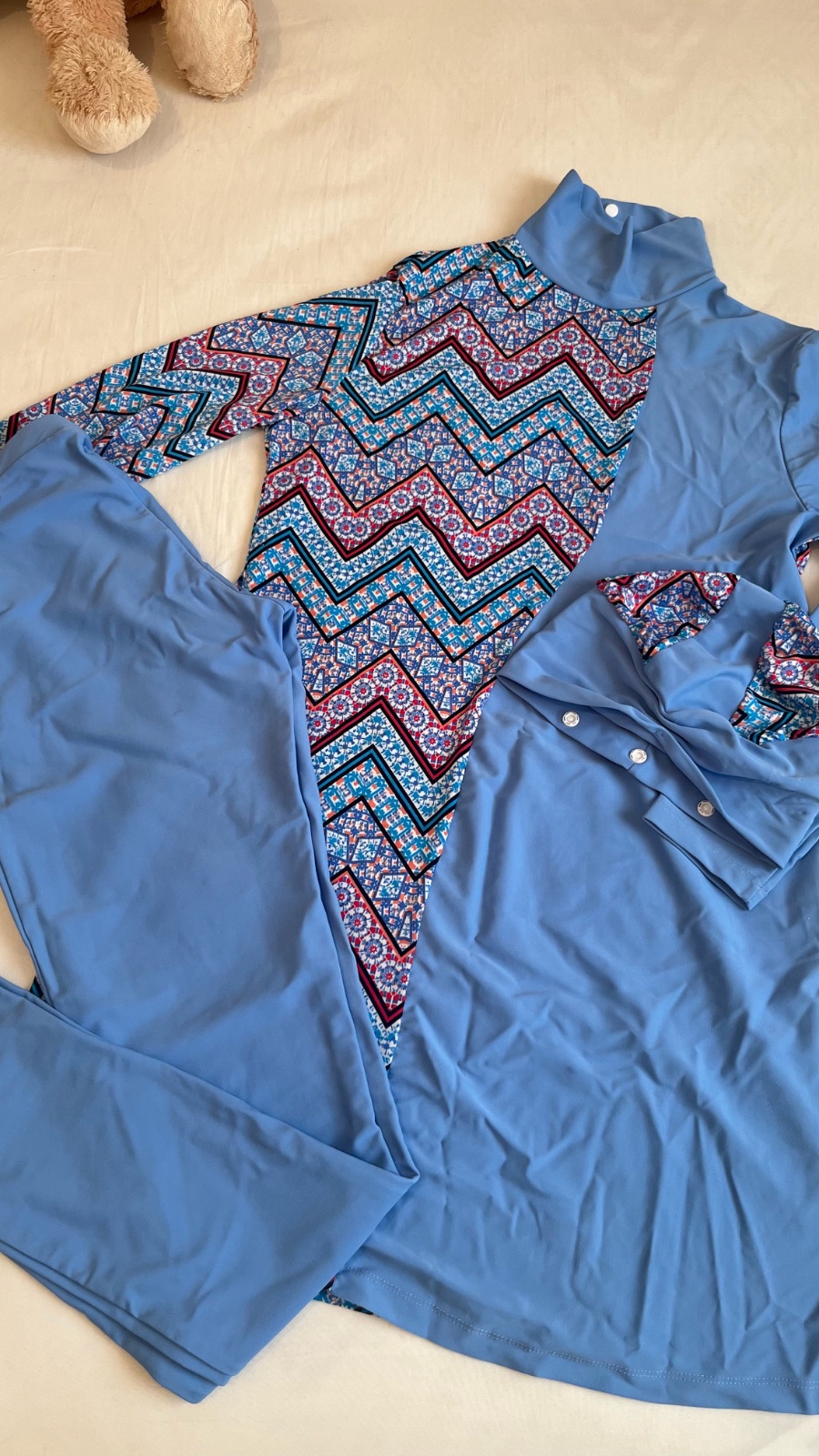 Burkini bleu