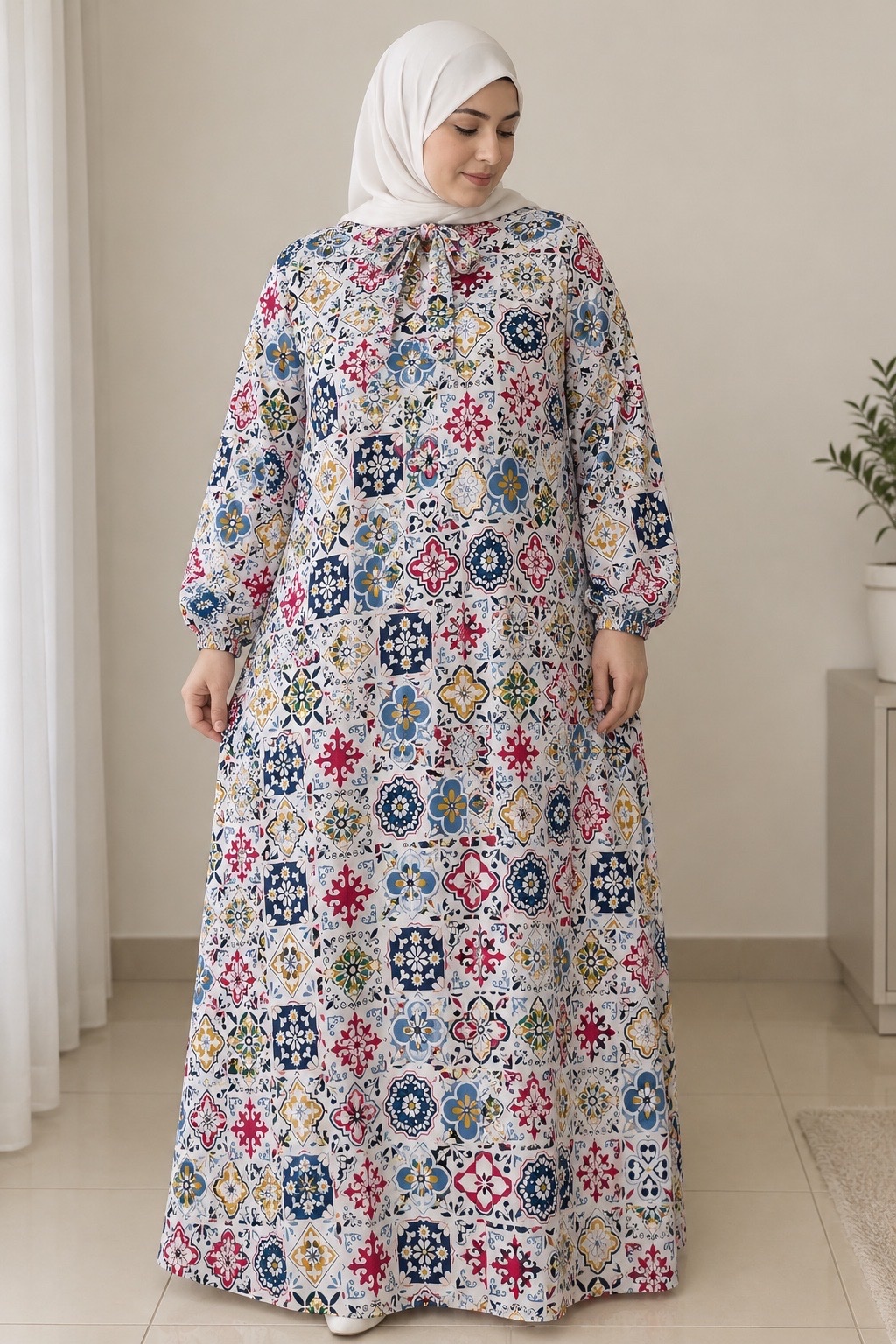 Jolie robe multicolore