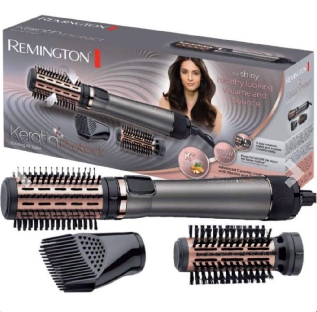 Brosse Soufflante REMINGTON Rotative Kératin Protect 1000W - 31 Noir