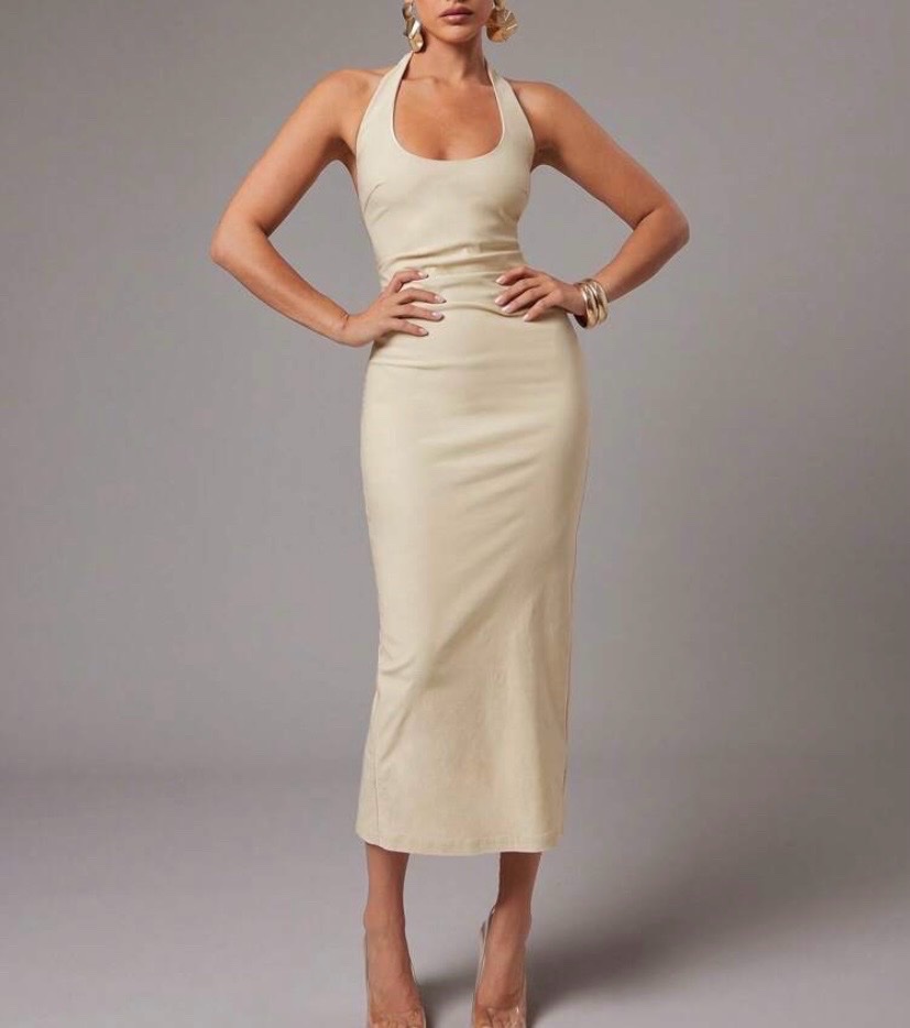 Robe en beige